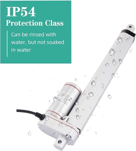 AWINLI 24V 4 Inch Linear Actuator with Instantaneous Switch Mounting Bracket, Heavy 202lbs 9mm/s Waterproof Electric Actuator for Electric Sofa, Industrial (Silver 100mm) in Saudi Arabia