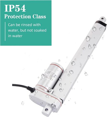 AWINLI 24V 4 Inch Linear Actuator with Instantaneous Switch Mounting Bracket, Heavy 202lbs 9mm/s Waterproof Electric Actuator for Electric Sofa, Industrial (Silver 100mm) in Saudi Arabia