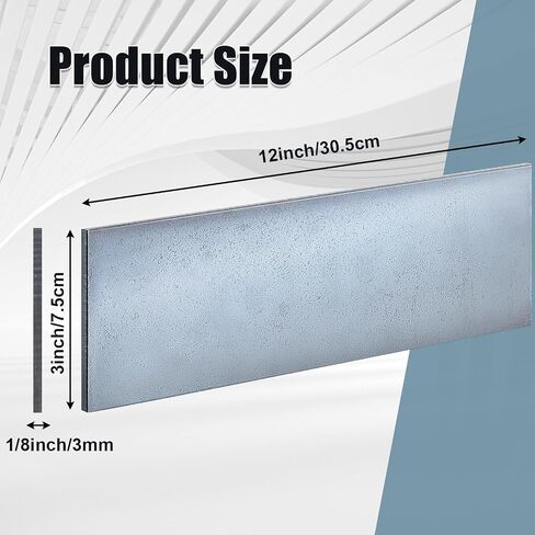 2 Pcs Hot Rolled Mild Steel Flat Plate Weldable Steel Flat Stock 1/4 Steel Plate Black Metal Sheet 6 x 12 Inch for Cutting,Industrial Machinery Manufacturing Residential Structure in Saudi Arabia