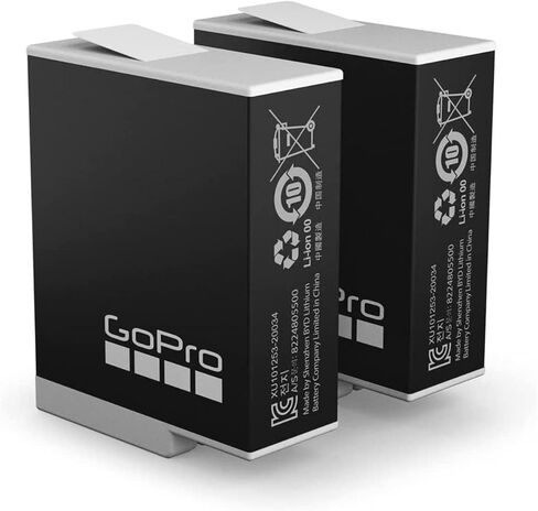 كاميرا GoPro HERO12 Black Action مع حزمة العطلات، 2X بطاريات Enduro قابلة لإعادة الشحن، حزام الرأس 2.0، مقبض Go Pro (مقبض يد عائم)، مشبك تثبيت + برغي إبهام، 40 قطعة Extreme Sport Hero 12 in Kuwait