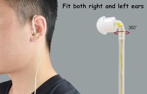 2.5mm Surveillance Balanced Armature Earpiece, Listen Only Headset for Walkie-talkies Ham Transceiver, Radio Speaker Mic Jacks Accessories(Pack of 2) in Saudi Arabia