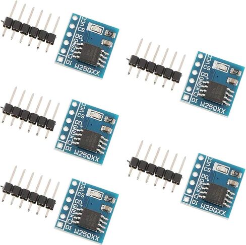 5 Pcs W25Q64 Flash Memory Module 64Mbit 8MByte Module 2.7-3.6V DataFlash SPI Interface in Saudi Arabia