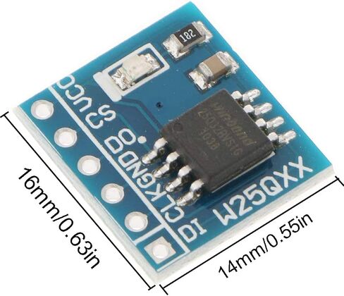 5 Pcs W25Q64 Flash Memory Module 64Mbit 8MByte Module 2.7-3.6V DataFlash SPI Interface in Saudi Arabia