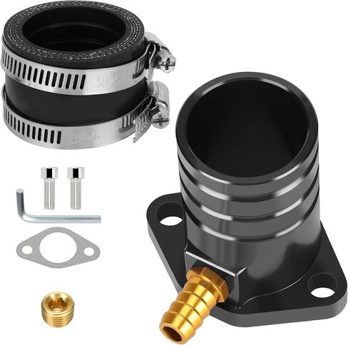 Mini Bike Intake Manifold Inlet Pipe Adapter Kit for Predator 420 301cc 459cc 11Hp 13Hp GX390 GX340 GX270 Engine Mini Bike Go Kart Water Pump Powersports Performance Parts for VM34 Carburetor in Saudi Arabia