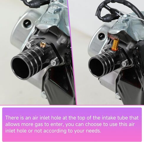 Mini Bike Intake Manifold Inlet Pipe Adapter Kit for Predator 420 301cc 459cc 11Hp 13Hp GX390 GX340 GX270 Engine Mini Bike Go Kart Water Pump Powersports Performance Parts for VM34 Carburetor in Saudi Arabia