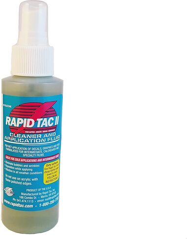 Rapid TAC II Application Fluid for Vinyl Wraps Decals Stickers 4oz Sprayer in Saudi Arabia