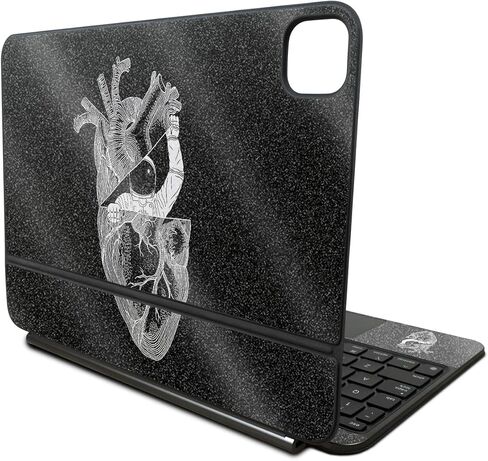 غلاف من ألياف الكربون متوافق مع لوحة مفاتيح Apple Magic Keyboard لجهاز iPad Pro مقاس 11 بوصة (M4) 2024 - الزرافة - غطاء لاصق واقٍ من الفينيل 3M ممتاز - سهل الاستخدام | صُنع في الولايات المتحدة الأمريكية بواسطة MightySkins in Saudi Arabia