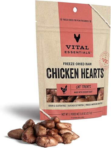 Vital Essentials Freeze Dried Raw Single Ingredient Cat Treats, Chicken Breast, 2.1 oz in Saudi Arabia