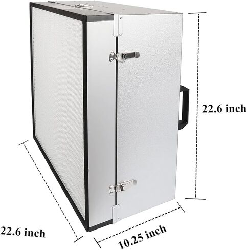 وحدة فلتر مروحة غطاء التدفق الصفحي FFU مع فئة نظافة مرشح H14 HEPA 100 لمختبر الفطريات مع قفل أمان (قابس 110 فولت) in Kuwait