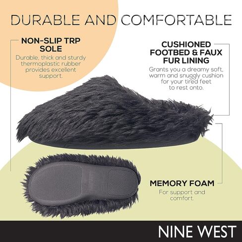 أحذية Nine West النسائية ذات الفراء الشتوي الغامض in Saudi Arabia