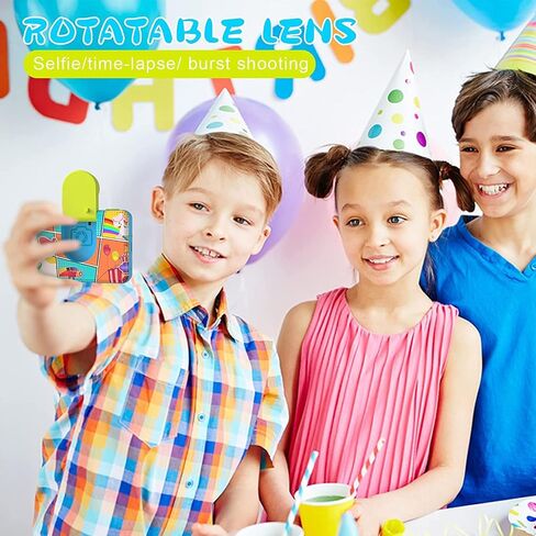 Kids Camera, Waterproof Kids Digital Camera, Children Selfie Camera with 180°Flip Len, 20MP 1080P Sports Action Toy Underwater Camera for Pool Helmet, Birthday Gifts for Boys Girls Age 3-12 in Saudi Arabia