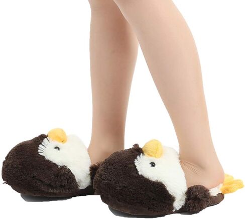 Millffy Kawaii Plush Duck Slippers cute novelty Warm winter teen slippers fun adult animal slippers for women Slides in Saudi Arabia