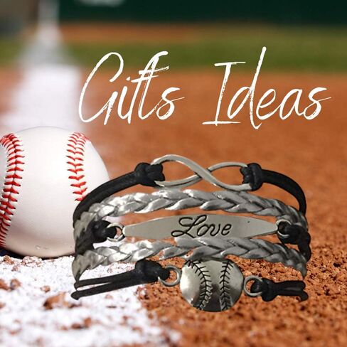 Infinity Collection Baseball Bracelet or Softball Bracelet - Baseball Jewelry for Females- Perfect Baseball Gift in Saudi Arabia