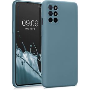 kwmobile Case Compatible with OnePlus 8T Case - Slim Protective TPU Silicone Phone Cover - Forest Green