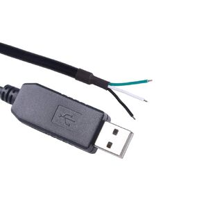 6FT USB TTL 5v 3 Pin UART Serial Adapter Cable Wire End FT232RL Chip USB-TTL-5V-WE for Windows,Linux and Mac OS (5.0V TTL Level, 3P Header)