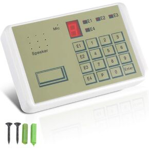 Bewinner Telephone Voice Dialer, Wired Telephone Voice Auto-dialer Burglar Security House Alarm System for Home Office Security, Telephone Dialer Alarm Dialer Put All-Round Automatic Dial-up Help