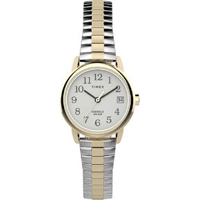 Timex Women's Easy Reader 25mm Watch - Gold-Tone Expansion Band White Dial Gold-Tone Case