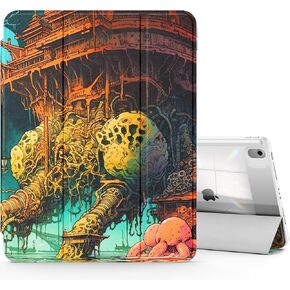 iPad Air 5th Gen Case 2022 / iPad Air 4th Gen Case 2020 10.9/11 Inch-Ai case-Unisex TPU Hard Shell Tablet Case with Tri-Fold Design and Anti-Fingerprint Feature Ultra-Thin Design.