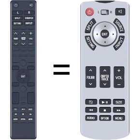 New Replacement Remote Control for 2017 2018 2019 2020 Toyota Sienna DVD 86170-50500