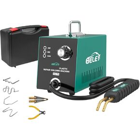 BELEY Car Bumper Repair Plastic Welder Kit, 110V Hot Stapler Plastic Welding Gun Machine with 600PCS Staples