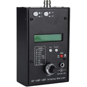 محلل هوائي AW07A HF + VHF + UHF، احترافي 1-9.9 SWR مقياس هوائي L/C اختبار محلل مقاومة الترددات اللاسلكية in Kuwait