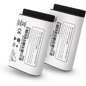 Accessoryway 2pcs NNTN4655B Replacement Battery cormpatible for Motorola DTR410 DTR550 DTR650 DTR520 DTR620 MTH650 MTH800 Radio Standard Battery Pack NNTN4655B NNTN6923A 1800mAh Li-Ion 3.6 V