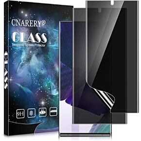 2 Pack Privacy Screen Protector for Samsung Galaxy S20 [Not Glass], Anti-spy Flexible TPU Screen Protector, Support Fingerprint 3D Curved Full Coverage