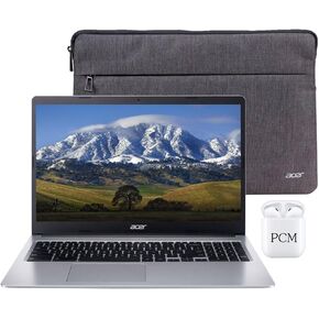 acer Chromebook 315, 15.6" HD Laptop Computer, Thin and Light PC, Intel Celeron N4020, 4GB LPDDR4 RAM, 320GB Storage, Chrome OS, Long Battery Life, Numeric Keyboard, Wi-Fi 5, Webcam, PCM, Silver