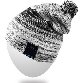 Rotibox Washable Bluetooth Beanie Hat with Wireless Stereo Over Ear Headphones Headsets Earphone Speaker Hands Free