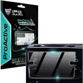 IPG ProActive for Volkswagen 2022-2024 Tiguan Atlas 8 Inch Navigation Display 9H Hardness Screen Protector Smooth Glass Touch Ultra Responsive High Clarity Anti Scratch Smudge & Shock Proof Nano