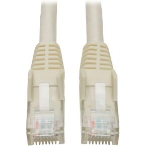 Tripp Lite Cat6 Gigabit Snagless Molded Patch Cable (RJ45 M/M) - White, 20-ft.(N201-020-WH)