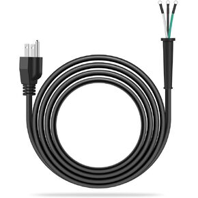 95104L Circular Saw Power Cord Replacement for SKILSAW Worm Drive Saw SPT77WM SPT78W SPT77WML SKILSaw Heavy Duty Power Tool Accessory 3 Pin Power Cord Black 2.5M/8.2FT US Standard Universal Cord