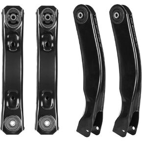 Rear Upper and Lower Control Arm Kit Fit for Jeep Grand Cherokee 1999 2000 2001 2002 2003 2004-4pc Set with Upper Ball Joint