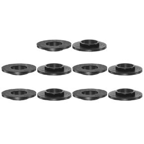 10pcs Flanged Sleeve Bearings 6.5mm Bore 9.5mm OD 7.9mm Length Nylon Bushings for Shaft, White