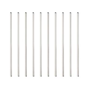 304 Stainless Steel Solid Round Rod, [for Drift Punches Various Shaft DIY Craft Model Plane Model Ship Model Cars] - 2mmx75mm / Silver Tone / 20 Pcs