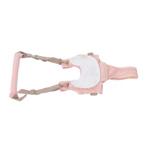 Baby Walking Harnesses, Webbing Mesh Lightweight Sweat Absorbing Adjustable Detachable Crotch Pad Handheld Toddler Walk Assistant Belt for 8-24 Months 5-20kg Baby(Cherry Blossom Powder - Mesh Cloth)