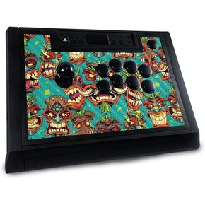 Gaming Skin Compatible with Hori Fighting Stick Alpha (PS5, PS4, PC) - Baby Moon - Premium 3M Vinyl Protective Wrap Decal Cover - Easy to Apply | Crafted in The USA by MightySkins