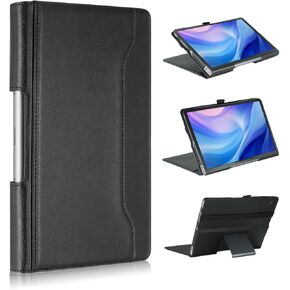 Case Compatible with Lenovo Tab Plus 11.5 inch Tablet PU Leather Business Cover for Pad Studio (TB351FU) Folding Stand Cover,Red