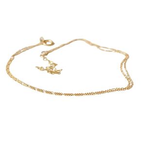 Blue Opal Ankle Bracelet Jewelry Gold Filled Chain Beach Anklet Length 8.5 inches + 2 Extension