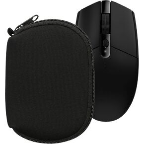 kwmobile Neoprene Case Compatible with Logitech G305 Lightspeed - Case for Mouse Soft Pouch Carry Bag - Black