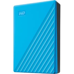 WD 6TB My Passport Portable External Hard Drive, Blue, Includes Backup Software with Defense Against ransomware, and Password Protection, USB 3.1/USB 3.0 Compatible - WDBR9S0060BBL-WESN