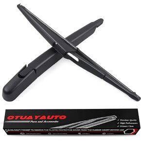 OTUAYAUTO 28780EL000 Rear Wiper Arm Blade Set - Replacement for 2007-2012 Nissan Versa