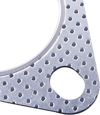 JOIUYOLJ Exhaust Flange Gasket 3.5-inch 2Pcs 3-Bolt for Multipurpose Manifold Catalytic Converter Turbine Header Replacement Shaft Return Engine Exhaust Pipe in Kuwait