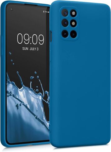 حافظة kwmobile متوافقة مع حافظة OnePlus 8T - غطاء هاتف نحيف واقٍ من السيليكون TPU - أخضر غابة in Saudi Arabia