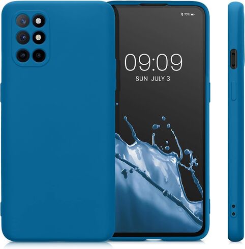 حافظة kwmobile متوافقة مع حافظة OnePlus 8T - غطاء هاتف نحيف واقٍ من السيليكون TPU - أخضر غابة in Saudi Arabia
