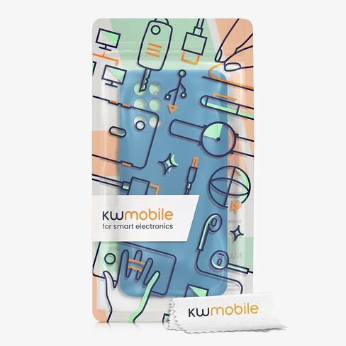 حافظة kwmobile متوافقة مع حافظة OnePlus 8T - غطاء هاتف نحيف واقٍ من السيليكون TPU - أخضر غابة in Saudi Arabia