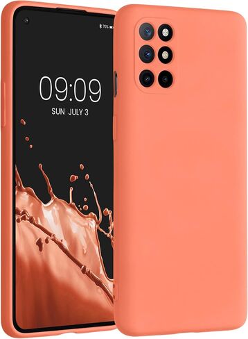 حافظة kwmobile متوافقة مع حافظة OnePlus 8T - غطاء هاتف نحيف واقٍ من السيليكون TPU - أخضر غابة in Saudi Arabia