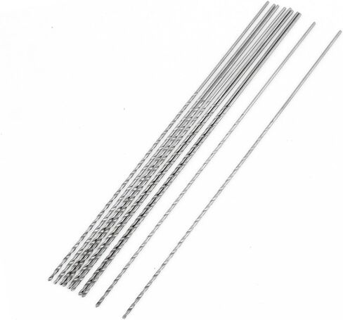 uxcell 20Pcs Twist Drill Bit Set 1.5mm Diamond High Speed Steel (HSS) Straight Shank for Ceramic Jewelry sea Glass, Silver in Saudi Arabia