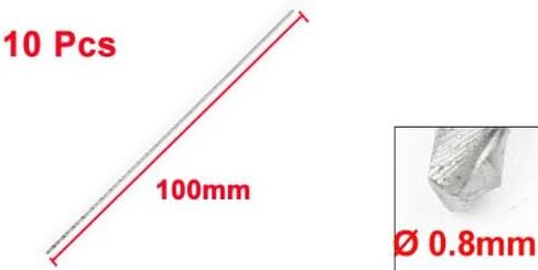 uxcell 20Pcs Twist Drill Bit Set 1.5mm Diamond High Speed Steel (HSS) Straight Shank for Ceramic Jewelry sea Glass, Silver in Saudi Arabia