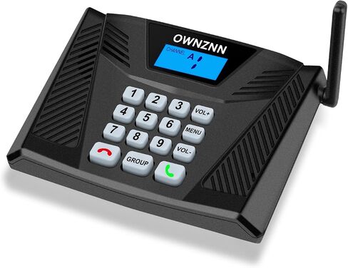 Intercoms Wireless for Home, Upgrade OWNZNN Intercom with Auto Answer, Full Duplex Intercom System Hands-Free, Wireless Intercom System for Home (Only 1 Pack, Requires 2 Units for Communication) in Saudi Arabia